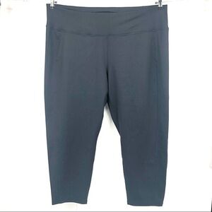 BEHIND THE SEAMS by SHAPE MAGAZINE Size 3X Black Metro Relaxed Fit Capri NWT